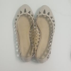 Cut out ballet flats